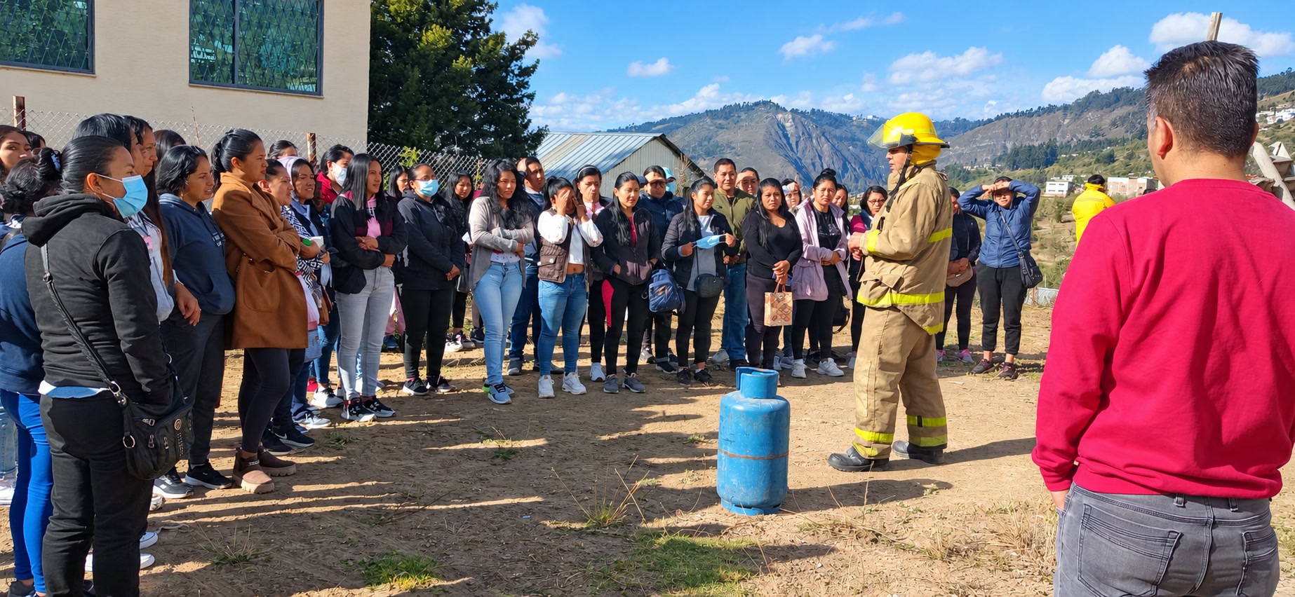 Capacitación práctica para responder ante emergencias con gas